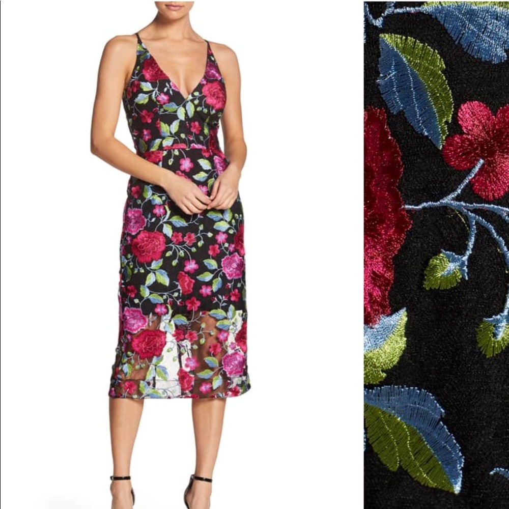 Dress The Population Aurora Midi Dress